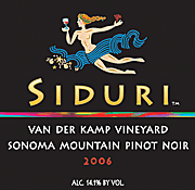 Siduri 2006 Van der Camp Vineyard Pinot Noir